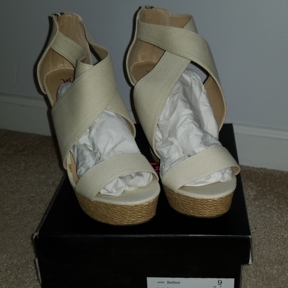 JustFab Belfast wedges